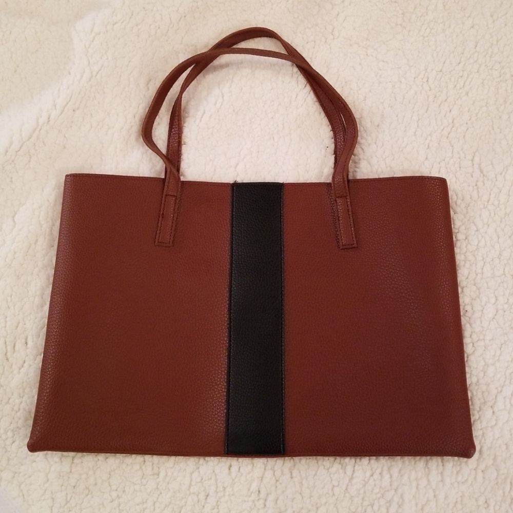 Vegan Leather minimalist tote.
